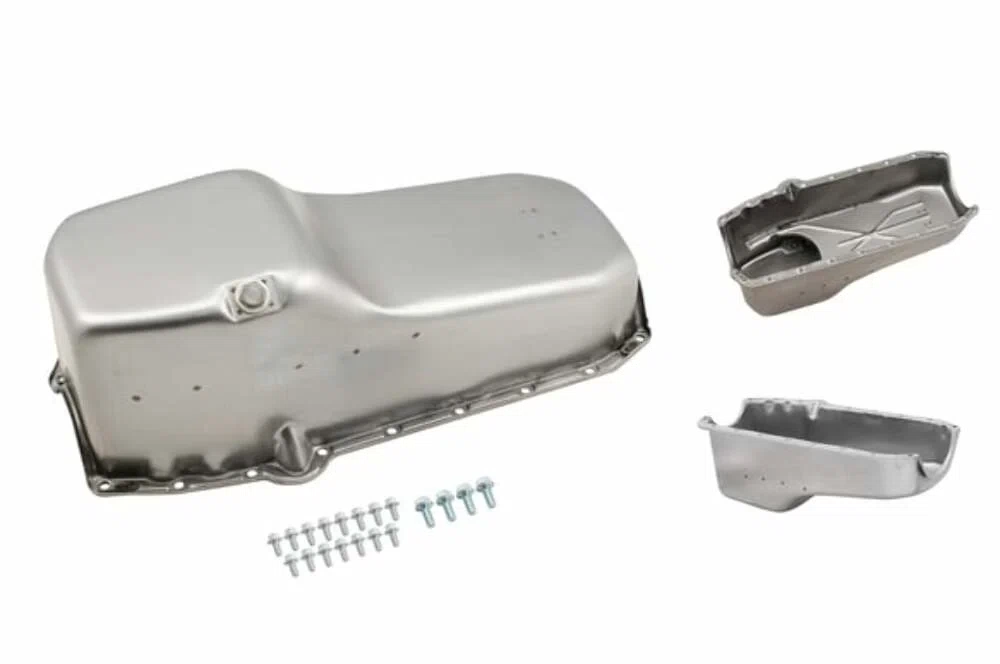 Mr. Gasket Oil Pan - Natural Unfinished Steel - 9425